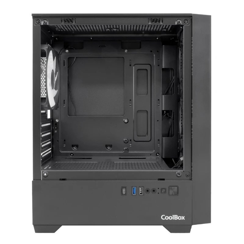 Coolbox Caja Gaming MATX GM200 F.Mesh S.FTE ARGB N - Imagen 3