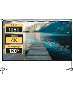 iggual Pantalla exterior portable 120" 265x149 cm