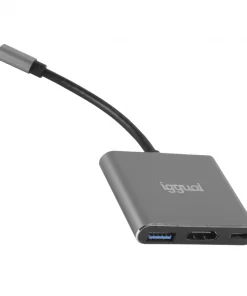 iggual Hub tipo C 3 en 1 HDMI USB3.0 PD100W