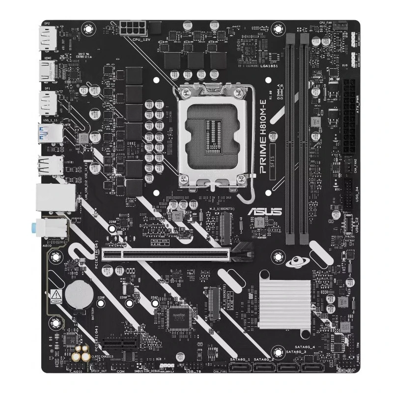 ASUS PLACA BASE PRIME H810M-E CSM mATX 1851 - Imagen 2