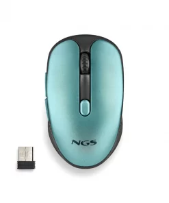 NGS Raton Inalambrico Recargable Silencioso Hielo