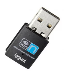 iggual Adaptador USB Wifi 300 Mbps mono 2.4GHz