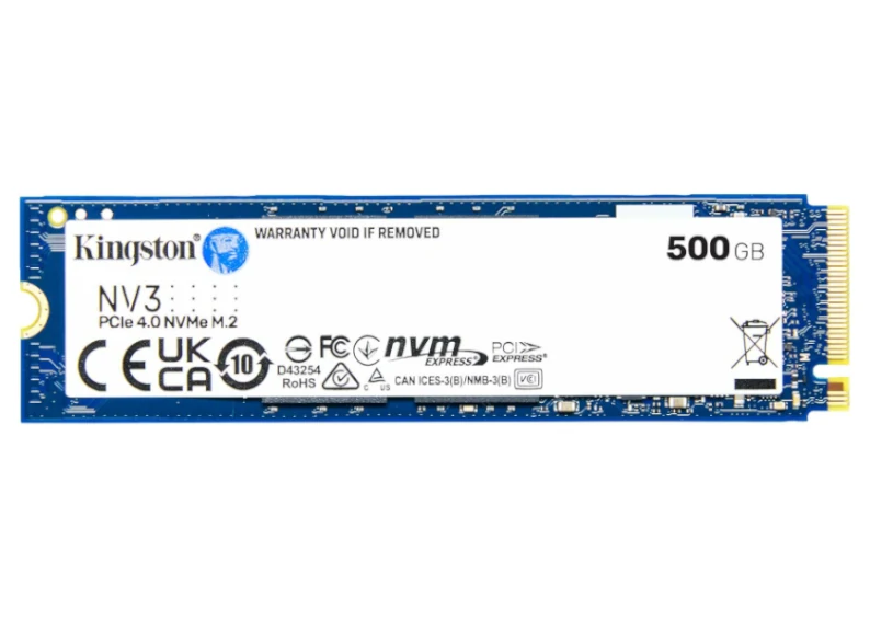 Kingston NV3 SSD 500GB PCIe NVMe Gen 4.0