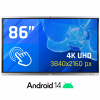 Pantalla interactiva 4K 86" Webcam